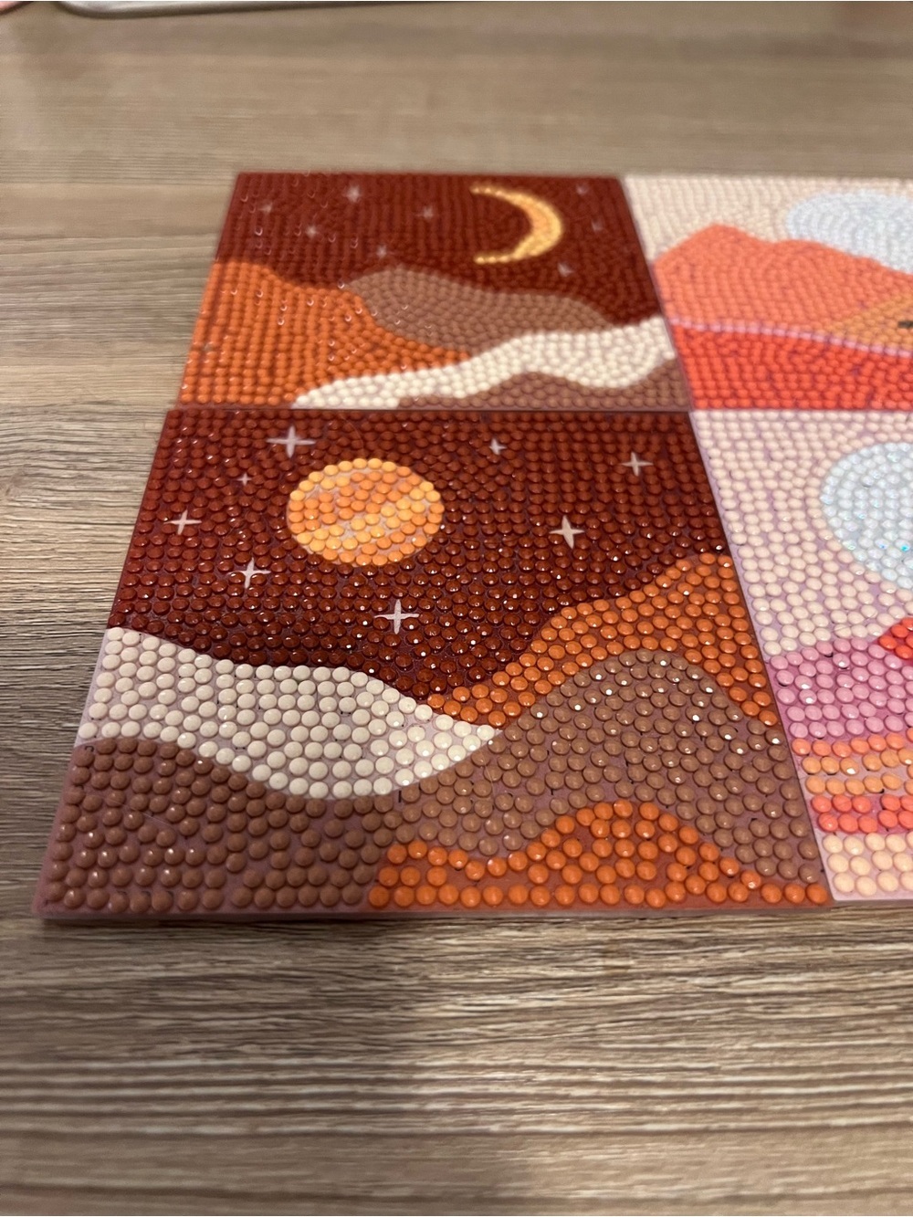 Boho Desert Diamond Art Coaster Set – Set of 4 - Picture 2 of 4